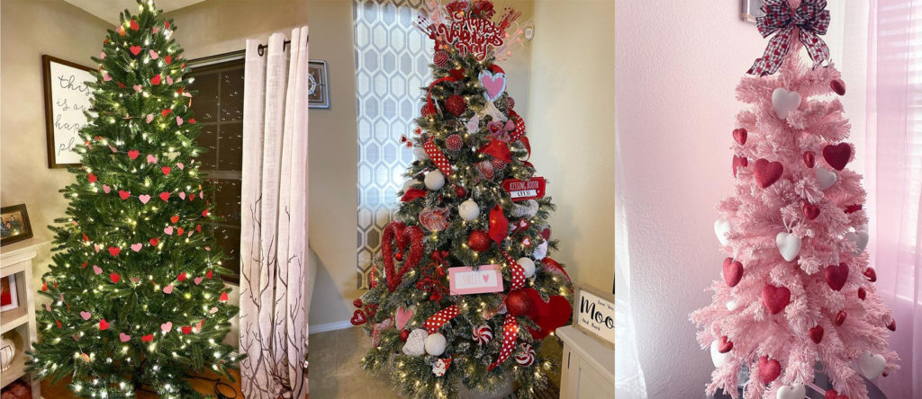 How To Change Your Christmas Tree into a ‘Valentines Tree