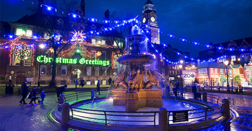 leicester christmas lights